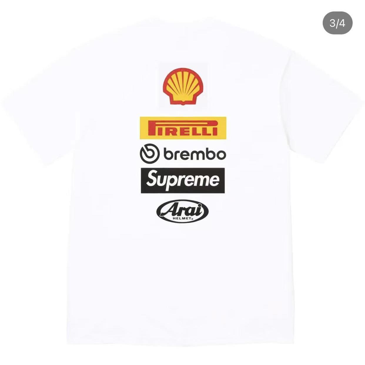 Supreme x Ducati Logos Tee - Image 3