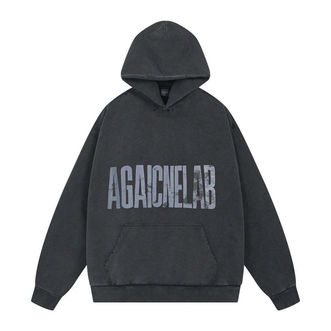 Balenciaga Agaicnelab Hoodie in Black
