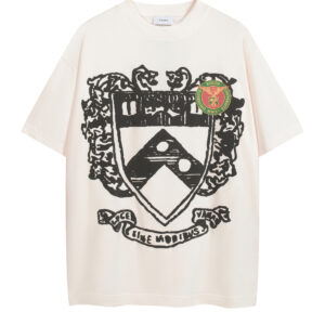 Rhude Runway Crest T-shirt in Vintage White