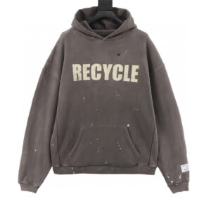 Gallery Dept. 90's Recycle Hoodie in Washed Black