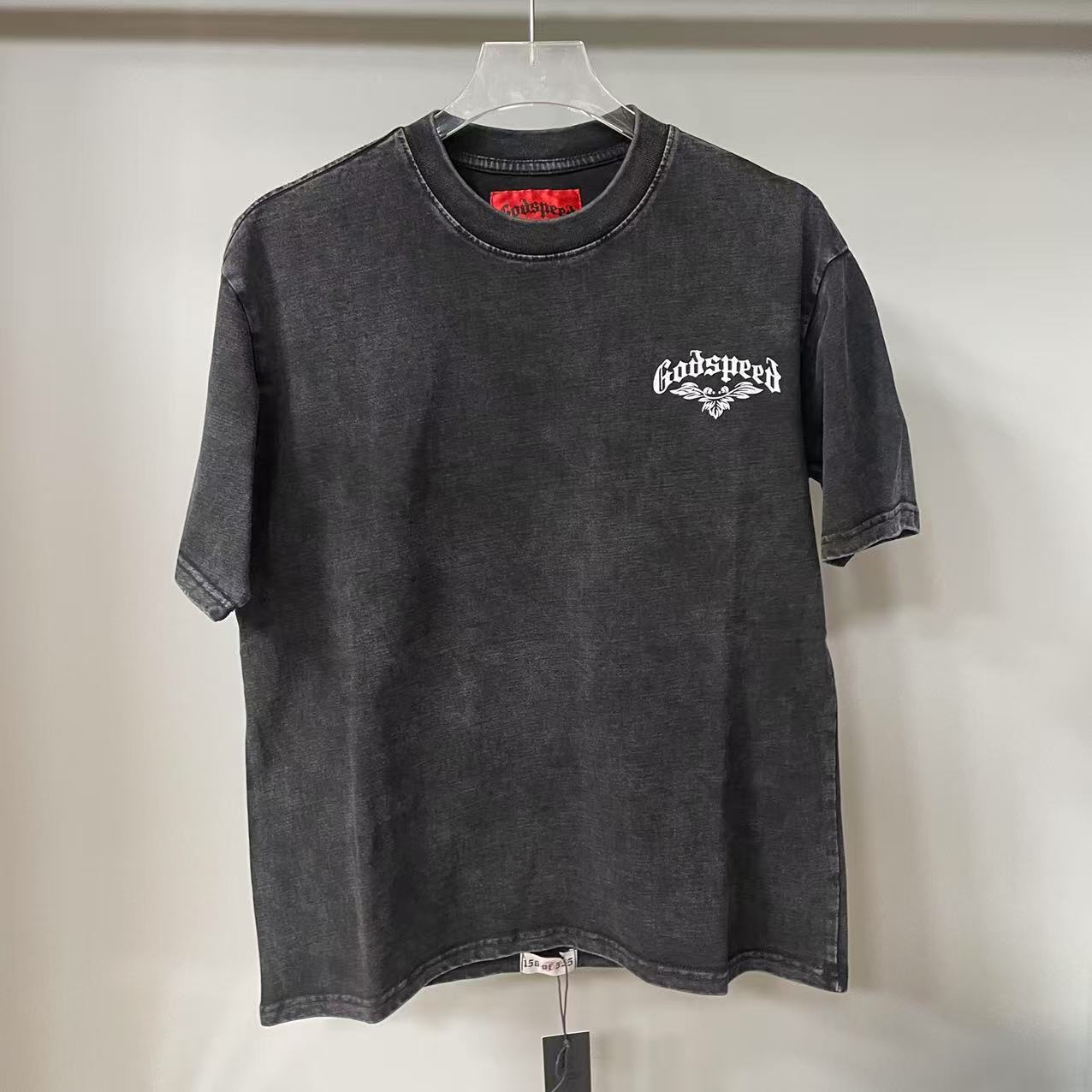 Godspeed Washed Black Graphic T-shirt - Image 3