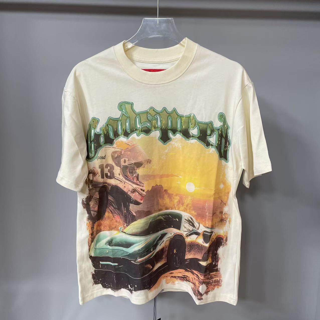 Godspeed Sunset Drift T-Shirt in Bone - Image 3