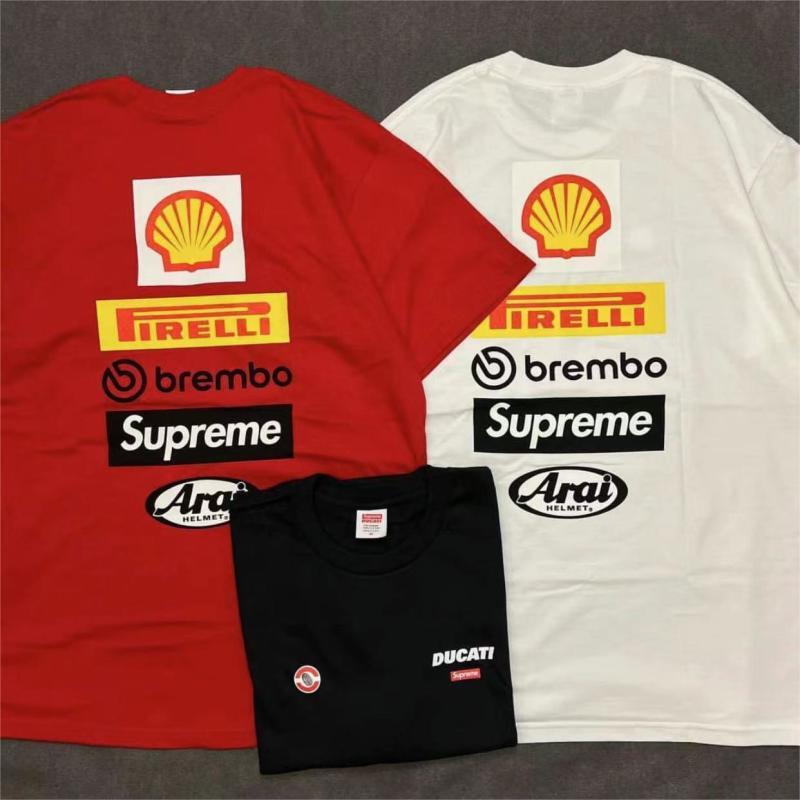Supreme x Ducati Logos Tee - Image 6