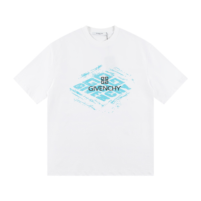 Givenchy T-shirt with a Blue Graphic Logo Print - Image 2