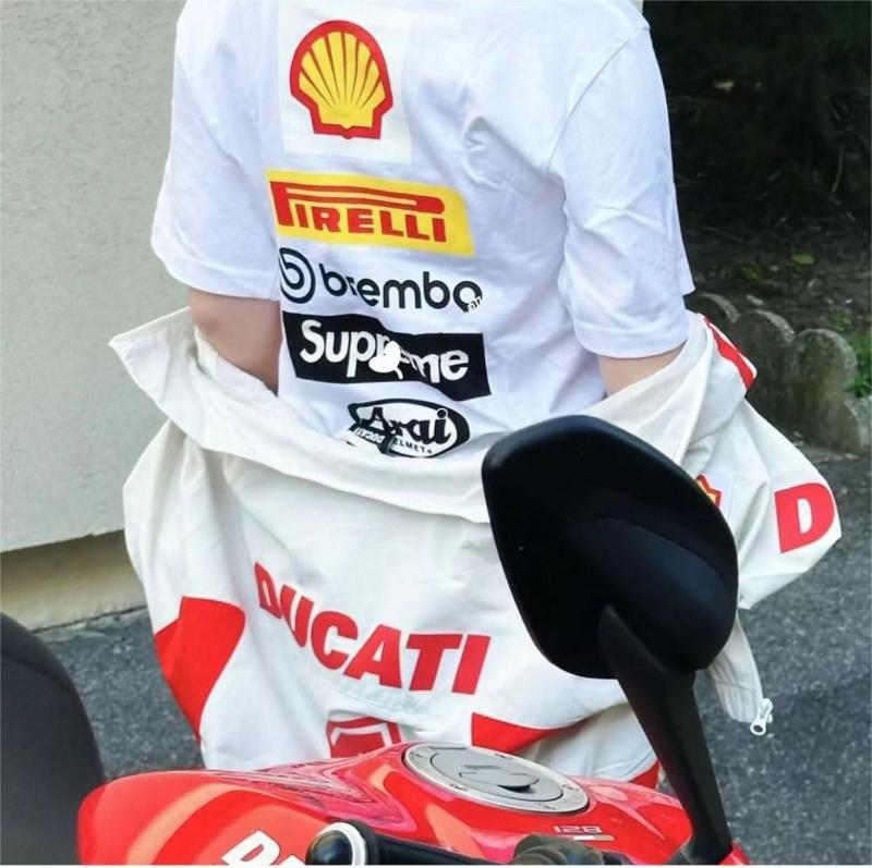Supreme x Ducati Logos Tee - Image 5