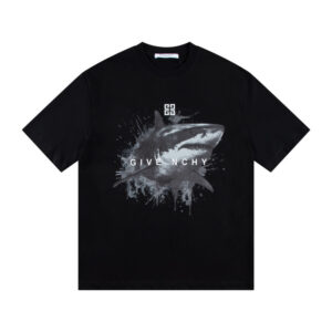 Givenchy Shark Print Cotton T-shirt