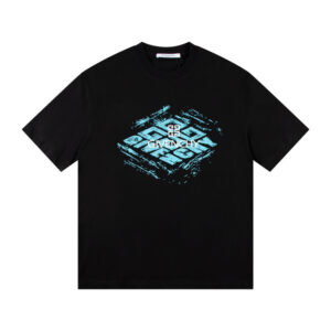Givenchy T-shirt with a Blue Graphic Logo Print